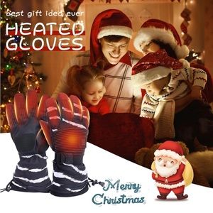 Heated Gloves for Men and Women Water-Resistant Heated Motorcycle Gloves